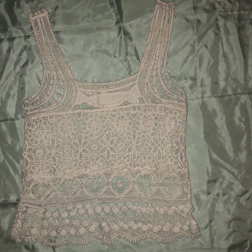 Lace tank top